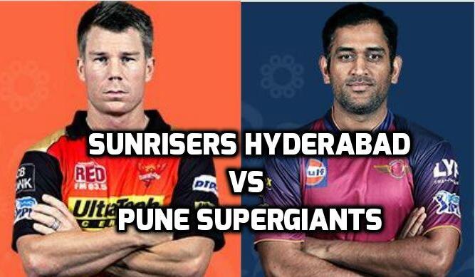 SUNRISERS HYDERABAD (SRH) vs RISING PUNE SUPERGIANTS (RPS) LIVE SCORES IPL 2016 SUNRISERS HYDERABAD (SRH) vs RISING PUNE SUPERGIANTS (RPS) LIVE SCORES IPL 2016