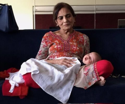 Salman Khan Shares Adorable Photograph Of 'Salma nani' With 'nanha Ahil' Salman Khan Shares Adorable Photograph Of 'Salma nani' With 'nanha Ahil'