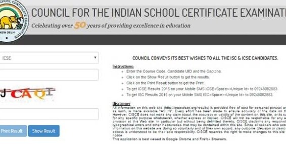 ISC Class 12th board exam results 2016 @Cisce.org: Exam Results to be declared on May 6 at 3.00 pm IST ISC Class 12th board exam results 2016 @Cisce.org: Exam Results to be declared on May 6 at 3.00 pm IST