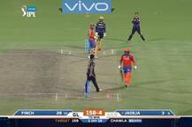 Watch: Aaron Finch throws his helmet in anger