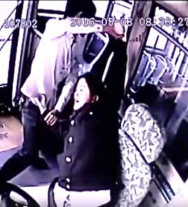 Man brutally beats female bus driver after being objected for smoking, video goes viral