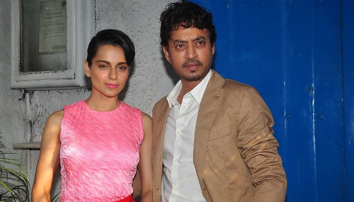 I'll take a script where Kangana is hero, I am heroine: jokes Irrfan Khan I'll take a script where Kangana is hero, I am heroine: jokes Irrfan Khan