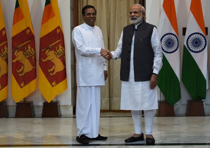 Sri Lankan President Meets Narendra Modi Sri Lankan President Meets Narendra Modi