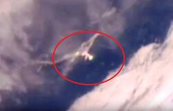 UFO leaves Earth & meets up with second craft, shows this viral video released by International Space Station