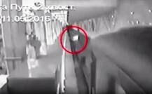 Viral video: Mother jumps in front of train with her two children