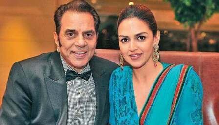 Dharmendra and Esha Deol. Esha Deol is now married.