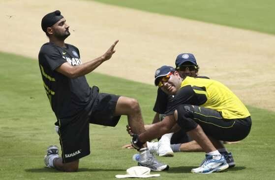 Harbhajan Singh and Yuvraj Singh (India)