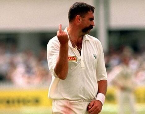 Well! standing ovation of middle finger by Merv Hughes
