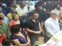 Tim Cook kicks off India tour with Apple facility, Siddhivinayak visit