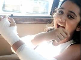 'Maharana Pratap' actress Roshni Walia injured !  'Maharana Pratap' actress Roshni Walia injured !