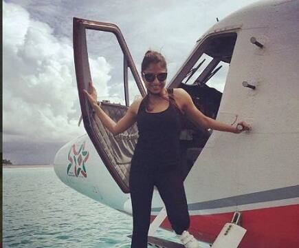 Both flew to Maldives to get rid of this burning hot summer and have recently back to India