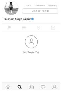 Sushant Singh Rajput deletes his social media accounts post break-up with Ankita Lokhande