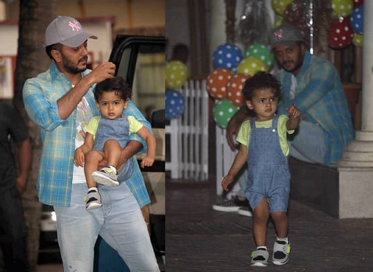 Riteish Deshmikh with his son Riaan