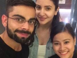 PHOTO: Virat Kohli, Anushka Sharma spotted in Bangalore PHOTO: Virat Kohli, Anushka Sharma spotted in Bangalore