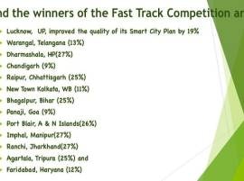Govt announces 13 winners of Fast track Smart City competition, Lucknow tops list Govt announces 13 winners of Fast track Smart City competition, Lucknow tops list
