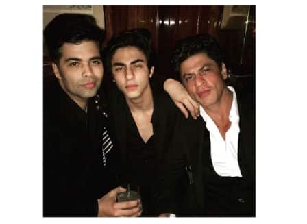 The Badhshah of Bollywood was in London for the party, with his wife, Gauri Khan and both his sons, Aryan and AbRam. Aryan recently graduated too, with Navya Naveli, from London. 