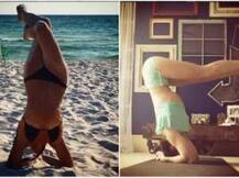 This NASCAR Female Driver Is As Good In Yoga As In Pressing Throttle