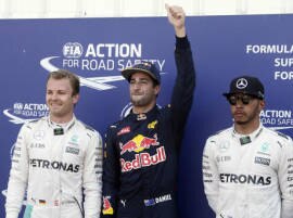 Red Bull's Daniel Ricciardo takes pole position for Monaco GP  Red Bull's Daniel Ricciardo takes pole position for Monaco GP