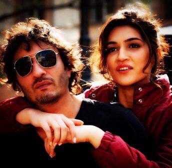 Kriti Sanon, the lead of the movie keeps sharing pictures. Click on to see more.