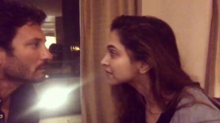 Deepika with director Homi Adajania.