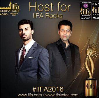 IIFA 2016 will be held in Madrid, Spain and will be hosted by the very handsome, Fawad Khan and Karan Johar.