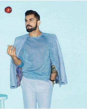 Virat is in Mumbai for a charity gala dinner organised by his own foundation in association with Smile Foundation. 