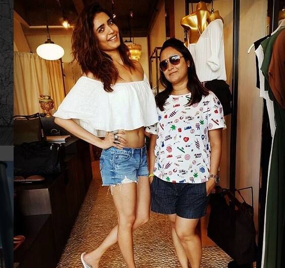And here's when she was all set for shopping.