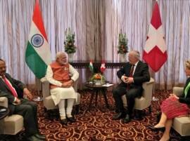 PM Narendra Modi holds delegation-level talks with Swiss President in Geneva PM Narendra Modi holds delegation-level talks with Swiss President in Geneva