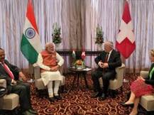 PM Narendra Modi holds delegation-level talks with Swiss President in Geneva