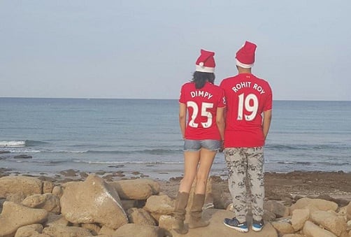 After an unsuccessful marriage with Rahul Mahajan, Dimpy tied the knot with Dubai based businessman and childhood friend Rohit Roy last year on November 27.