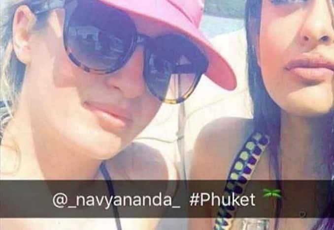 Few months back, Navya had shared a picture of her sporting a bikini on the beach which raised many eyebrows
