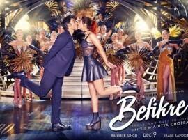 Ranveer-Vaani 'Kiss Marathon' continues in 3rd poster of 'Befikre' Ranveer-Vaani 'Kiss Marathon' continues in 3rd poster of 'Befikre'