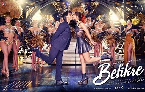 Ranveer Singh shared film's latest poster on Twitter with caption: 'Oops, we did it again! @VaaniOfficial #BefikreOn9th @BefikreTheFilm'