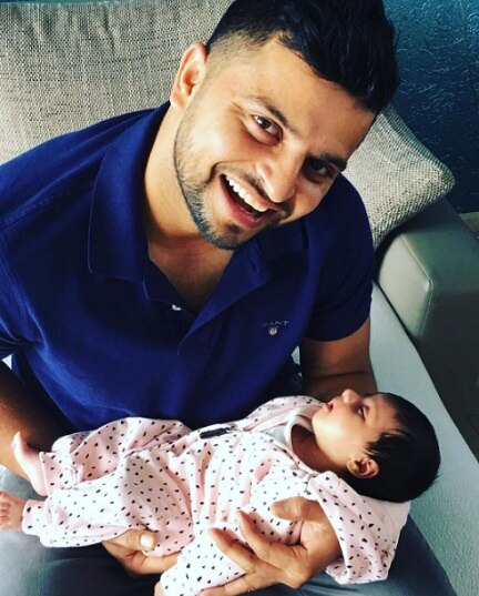 Raina took to his Instagram account to shared this adorable picture with his daughter with caption, 'My Inspiration to Succeed #myworld #family #india'