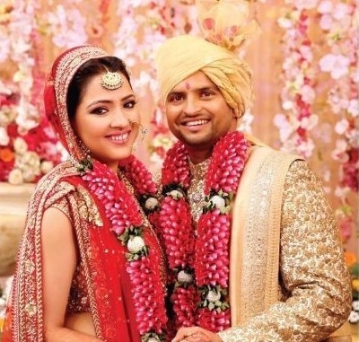 Suresh Raina and Priyanka Chaudhary