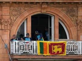 Controversy erupts as Sri Lanka unfurls national flag at Lord's to protest no ball verdict Controversy erupts as Sri Lanka unfurls national flag at Lord's to protest no ball verdict