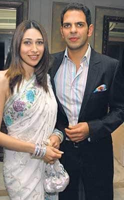Karisma Kapoor with his husband Sanjay Kapoor