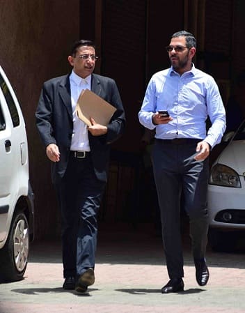 Businessman Sunjay Kapur leaves from Bandra Family Court, in Mumbai on June 13, 2016. (Picture- Sanket Shinde/ SOLARIS IMAGES)