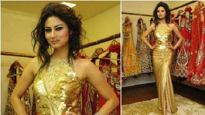 After she wore a golden Rohit Verma gown at an event, which was quite similar to what the model wore on her birthday celebrations in 2013