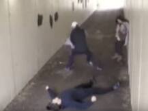 MUST WATCH: Boxer knocks down two hoodlums who threw cigarette at his girlfriend