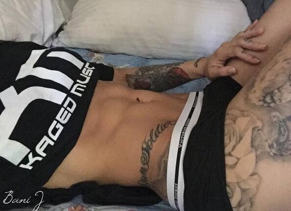 Bani never shy away flaunting her abs or tattoos