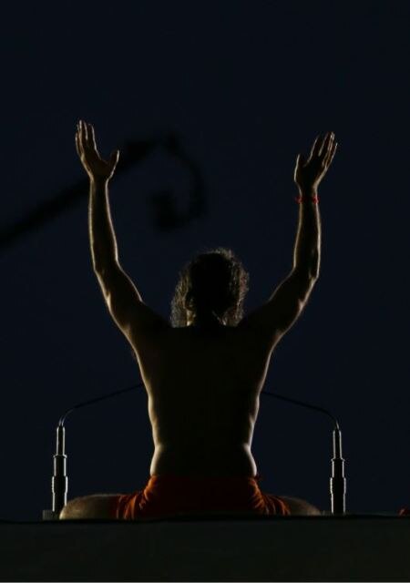 Baba Ramdev performed Yoga with One lakh people in Faridabad, Haryana