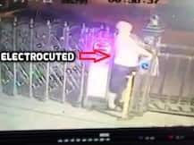Horrific video: Watch man gets killed by electric shock at a retractable gate