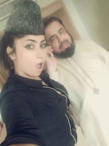 IN PICS: Qandeel Baloch stirs controversy over her selfie with maulvi!