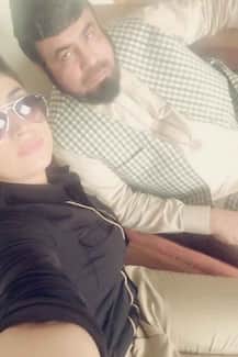 IN PICS: Qandeel Baloch stirs controversy over her selfie with maulvi!