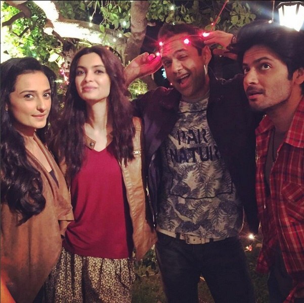 It is a romantic comedy directed by Mudassar Aziz and it also stars Abhay Deol , Jimmy Shergill and Ali Fazal!