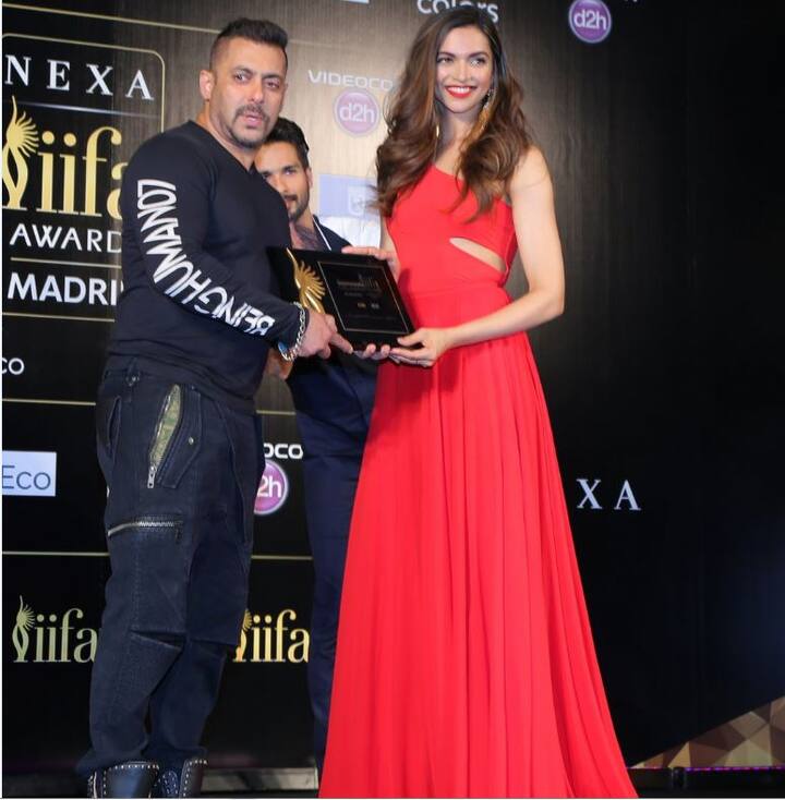 Salman Khan and Deepika Padukone 