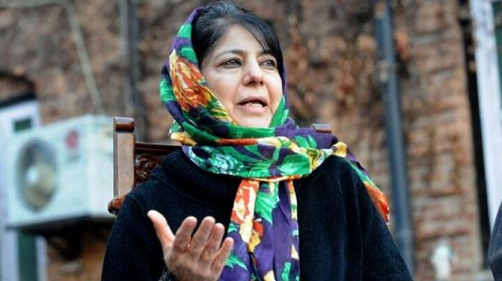 Mehbooba Mufti visits family of one of the four JeM terrorists killed by security forces  Mehbooba Mufti visits family of one of the four JeM terrorists killed by security forces