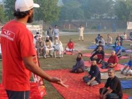 Away from limelight, a Muslim spreads yoga in Pakistan Away from limelight, a Muslim spreads yoga in Pakistan