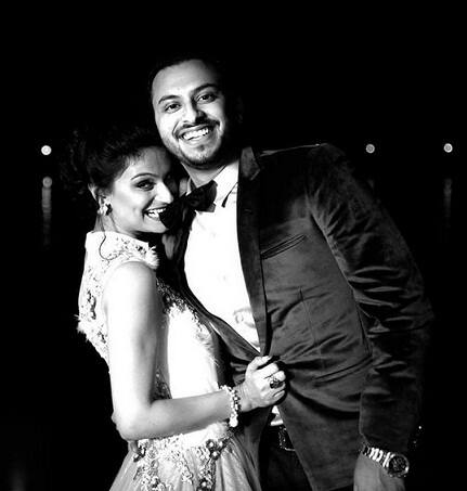 Dimpy Ganguly with her husband and dubai based businessman Rohit Roy